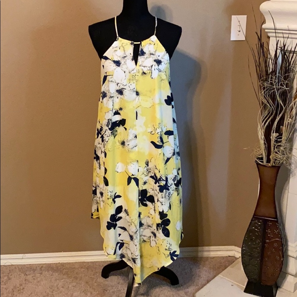 Floral Handkerchief Dress